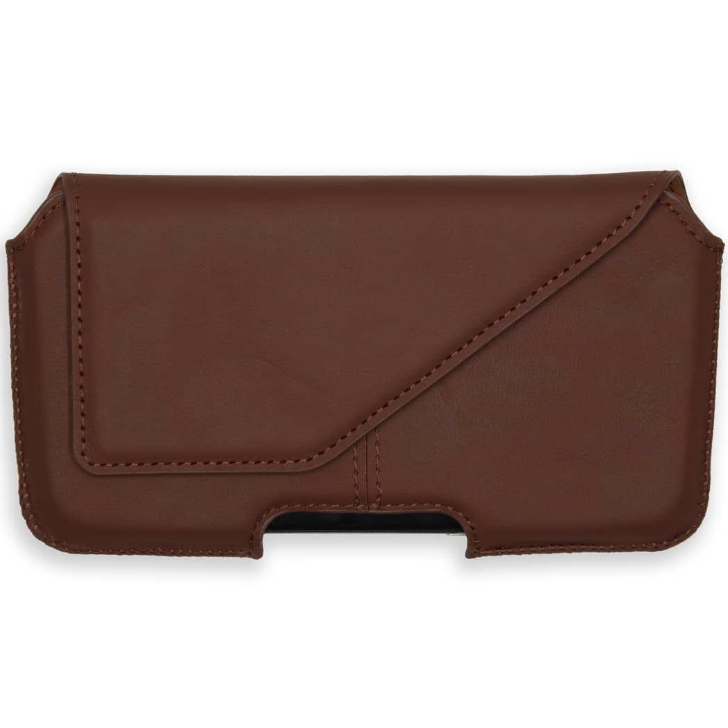 Accezz Coque de ceinture en cuir véritable - Taille L - Brun