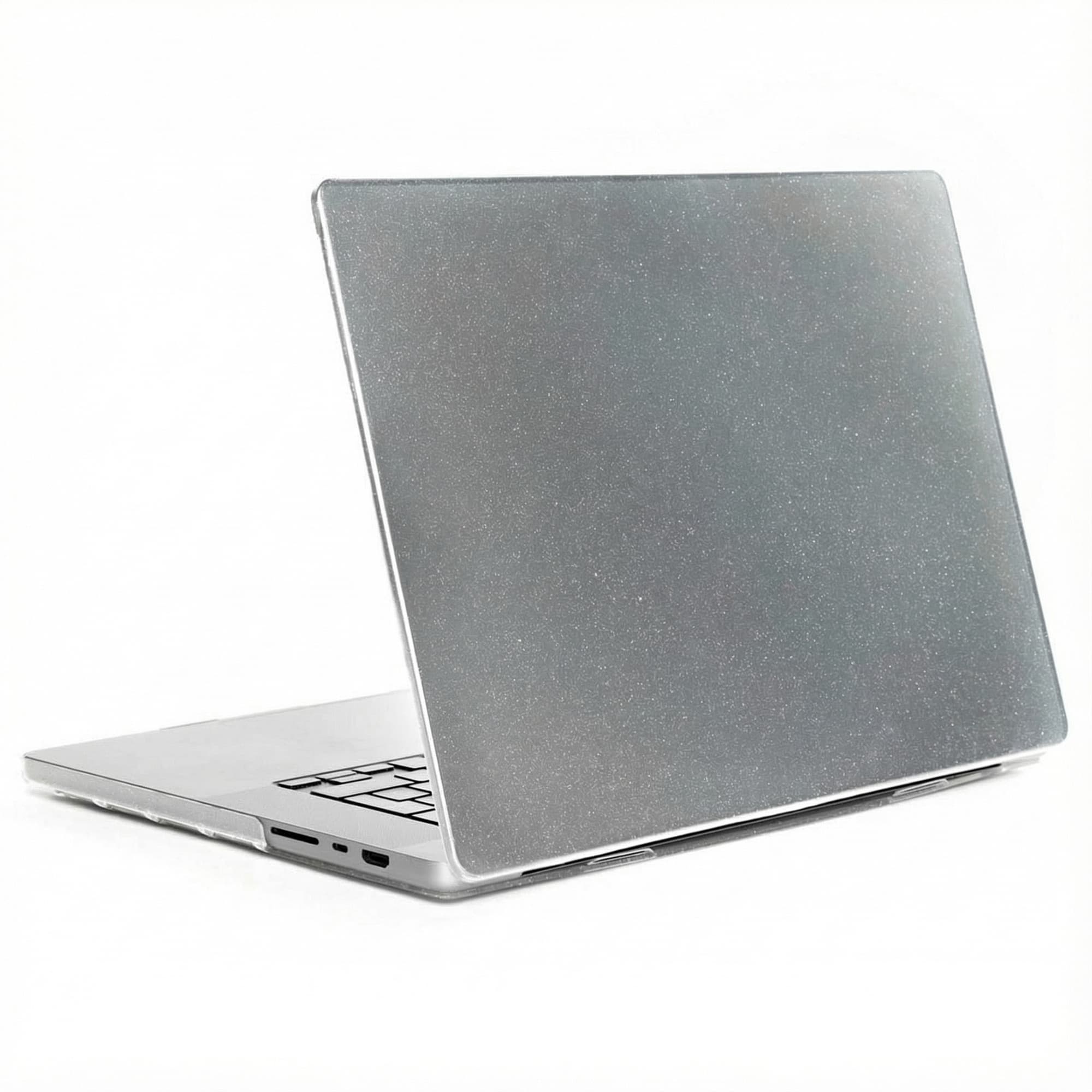 Selencia Coque Paillettes Apple MacBook Pro 16 pouces (2021 / 2023 M3 / 2024 M4 / 2026 M5) - Transparent