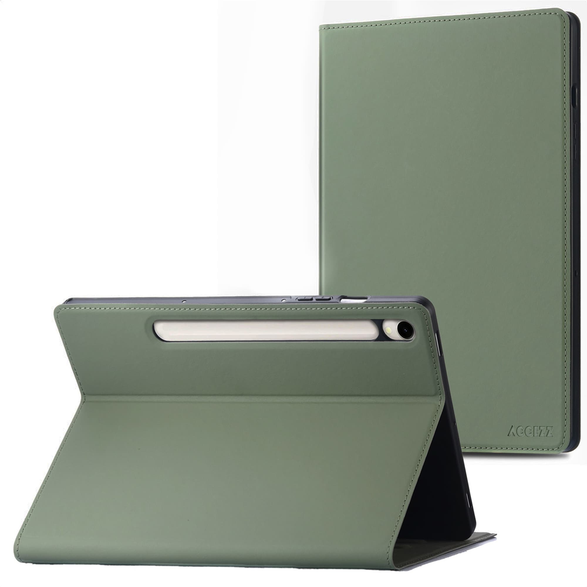 Accezz Coque tablette Classic Samsung Galaxy Tab S10 Ultra / Tab S9 Ultra - Vert