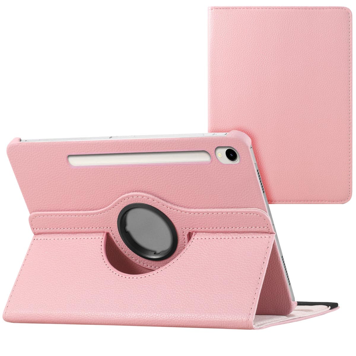 imoshion Coque tablette rotatif à 360° Samsung Galaxy Tab S9 11.0 pouces / S10 Lite / S10 FE / S9 FE 10.9 pouces - Rose
