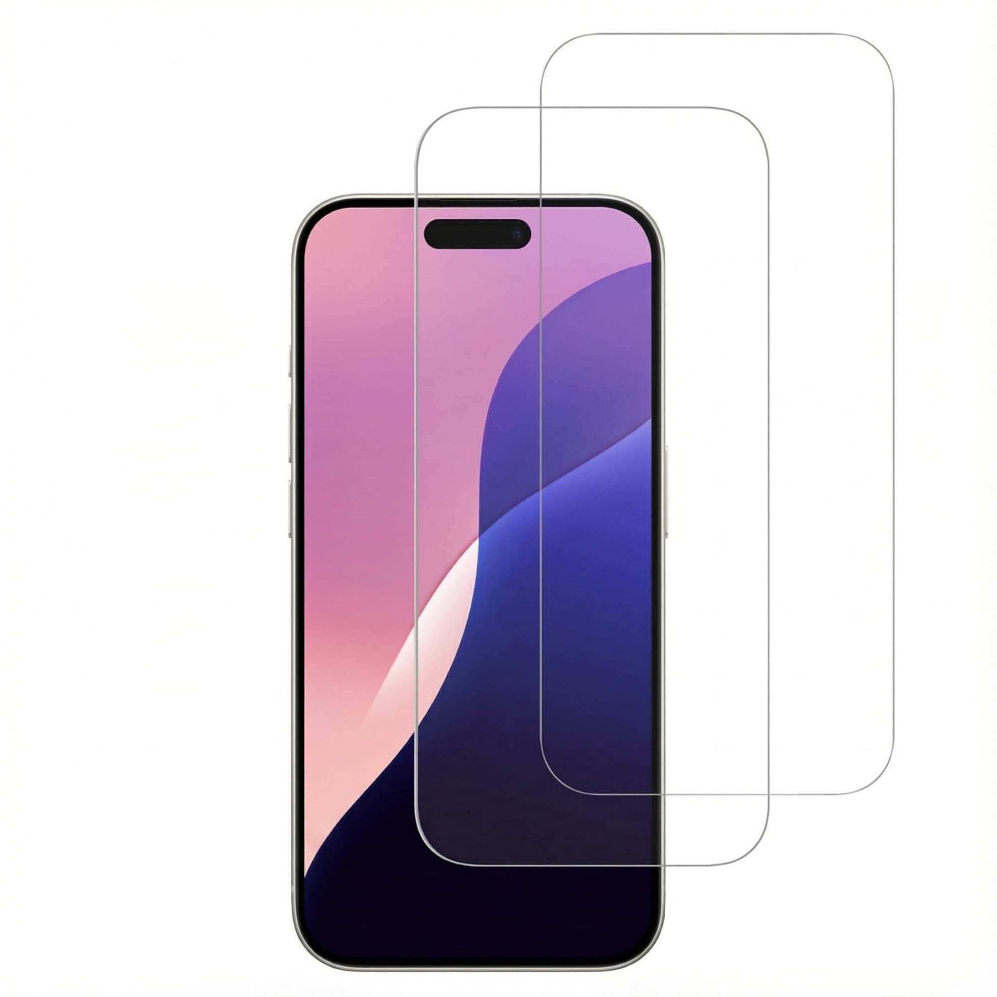 Accezz Protection d'écran en verre trempé 2-pack Apple iPhone 16 Pro Max / 17 Pro Max