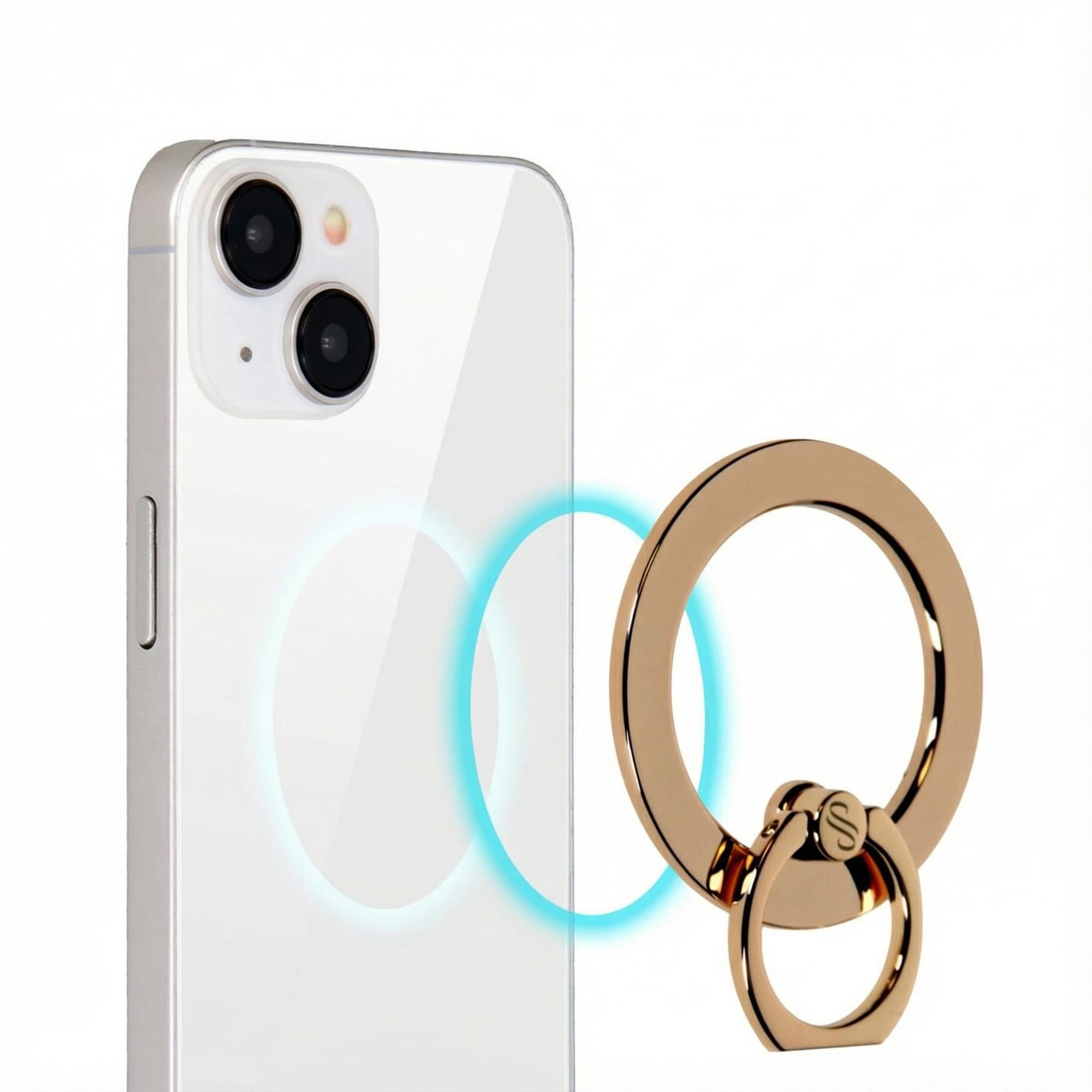 Selencia Bague téléphone MagSafe - Dorée
