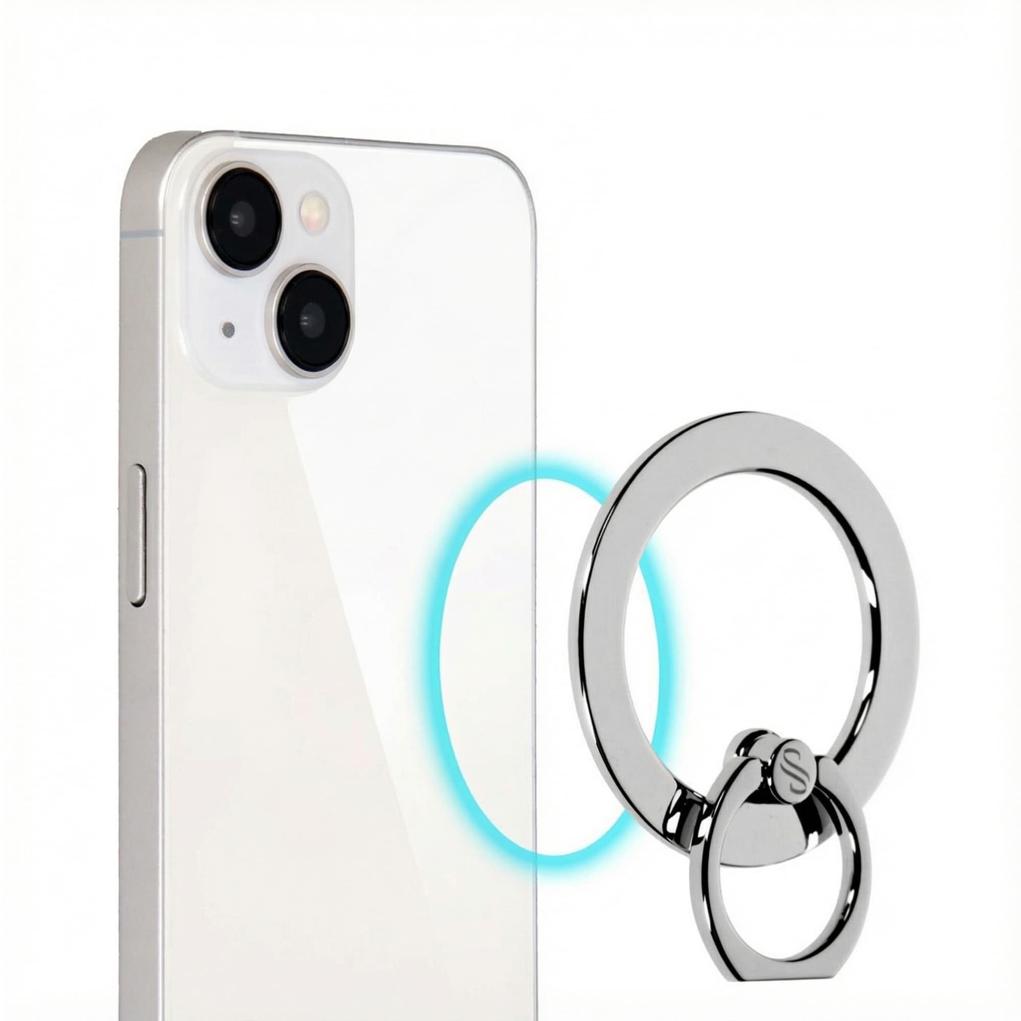 Selencia Bague téléphone MagSafe - Argent