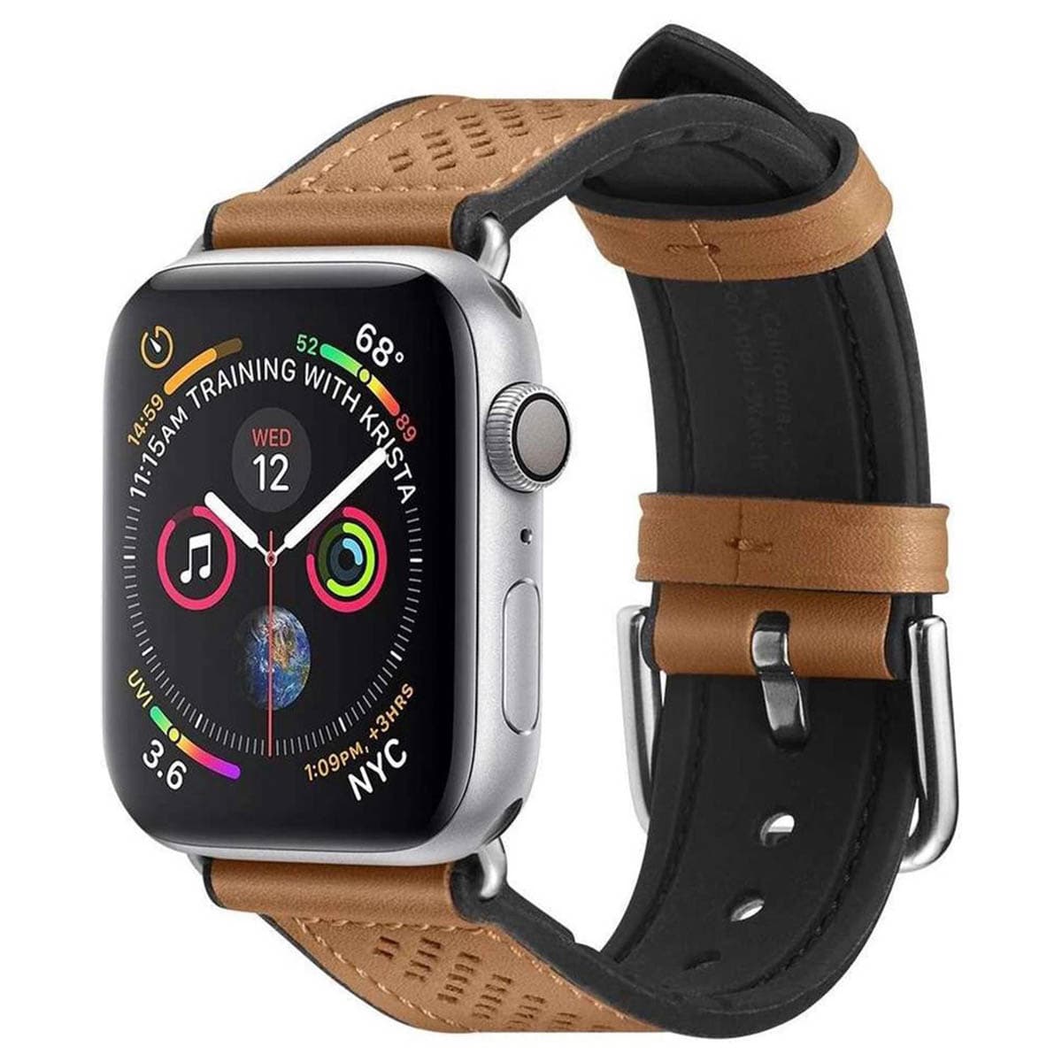 Spigen Bracelet Retro Fit Apple Watch Series 1 t/m 9 / SE (38/40/41 mm) | Series 10 / 11 (42 mm) - Marron